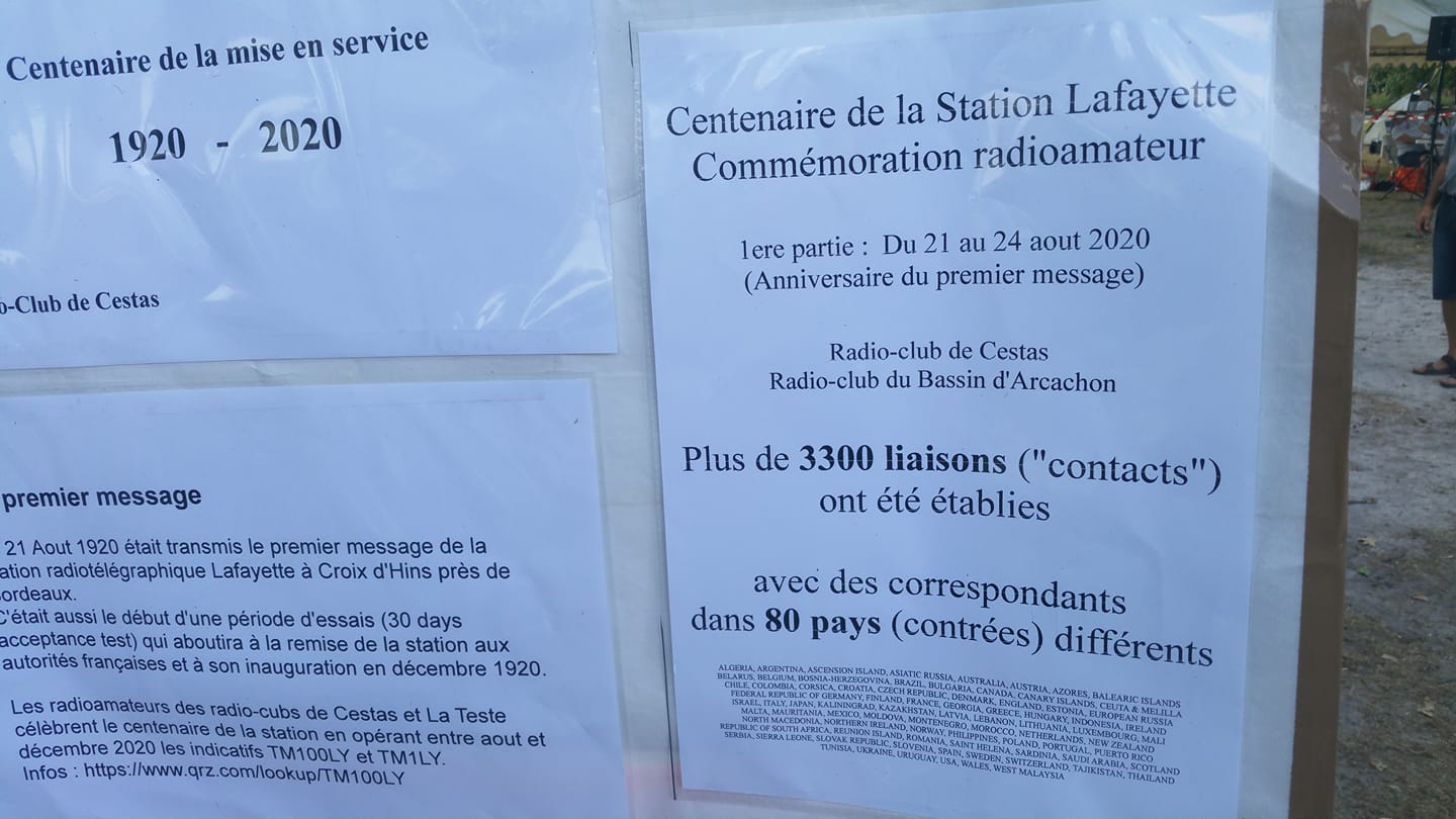 Forum des associations de Cestas - Centenaire de la station radiotelegraphique Lafayette de Croix d'Hins