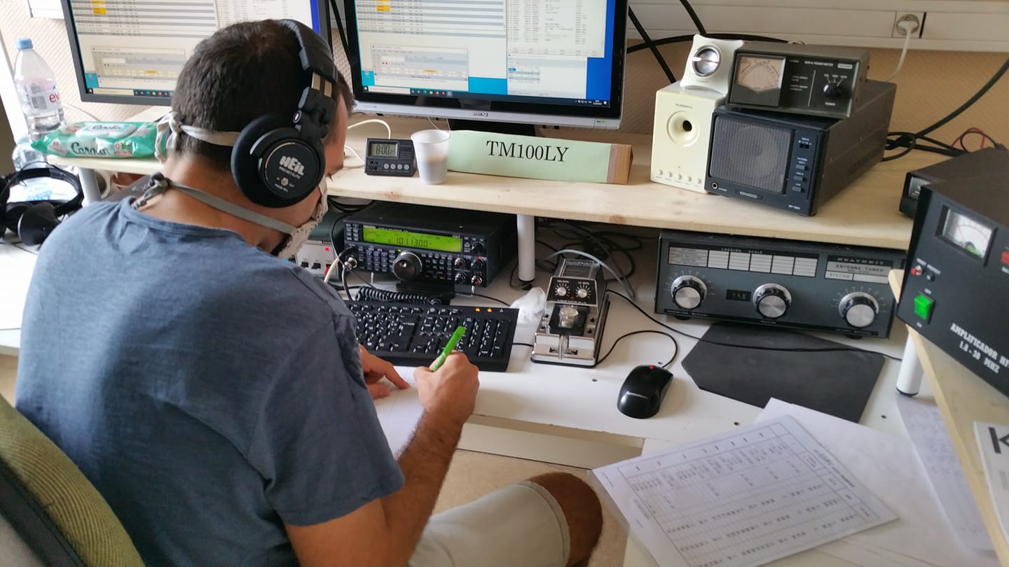 TM100LY par le radio club de Cestas F6KUQ - Centenaire de la station radiotelegraphique Lafayette de Croix d'Hins