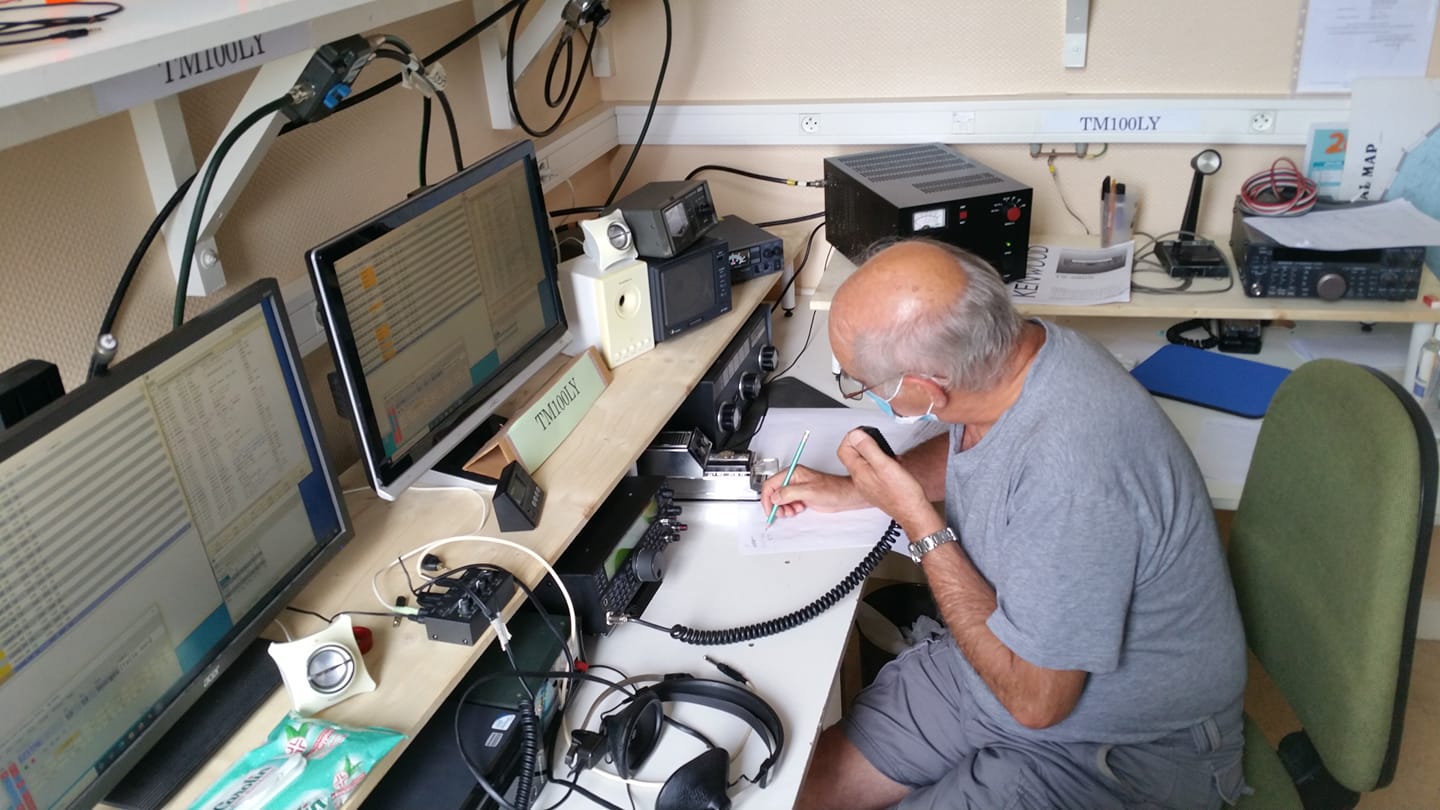 TM100LY par le radio club de Cestas F6KUQ - Centenaire de la station radiotelegraphique Lafayette de Croix d'Hins 