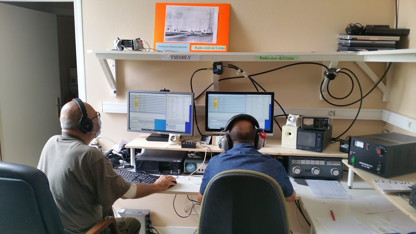 TM100LY par le radio club de Cestas F6KUQ - Centenaire de la station radiotelegraphique Lafayette de Croix d'Hins